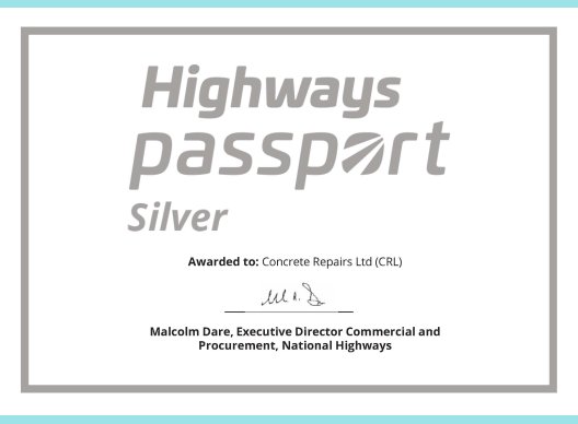 Highways Passport Silver Award