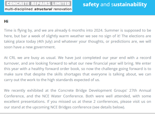 CRL newsletter