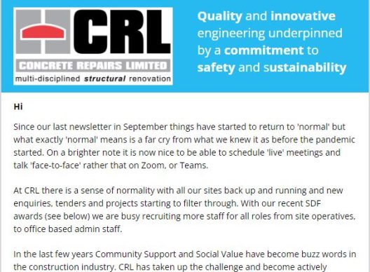 CRL News Letter
